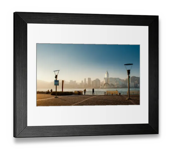 Framed Print : Hongkong convention center from Kowloon side Framed Print : Hongkong convention center from Kowloon side