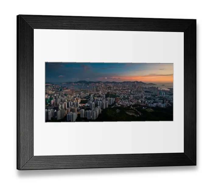 Framed Print : Panorama of hongkong Framed Print : Panorama of hongkong