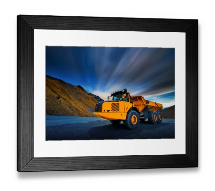 Framed Print : Truck on remarkable Framed Print : Truck on remarkable