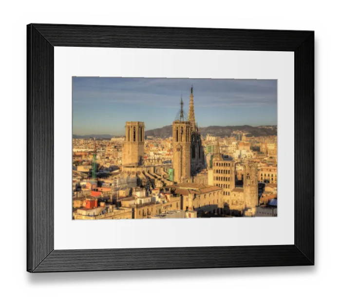 Framed Print : cathedral. barcelona Framed Print : cathedral. barcelona