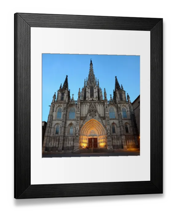 Framed Print : Barcelona Cathedral at night Framed Print : Barcelona Cathedral at night