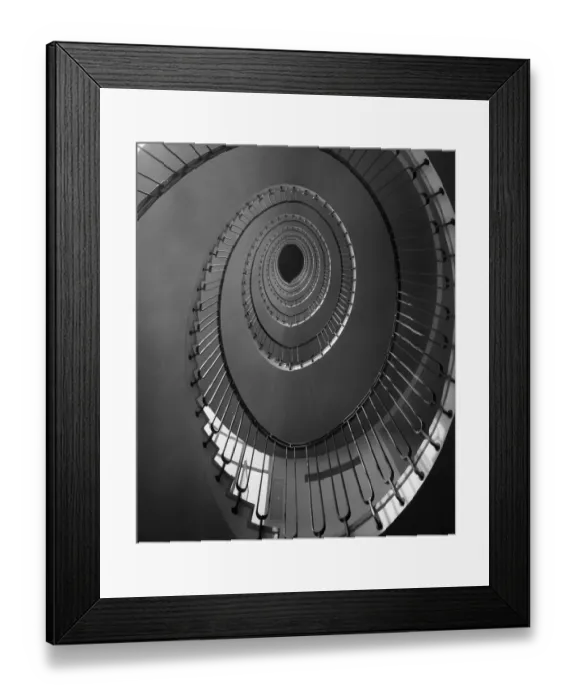 Framed Print : Spiral Staircase Framed Print : Spiral Staircase