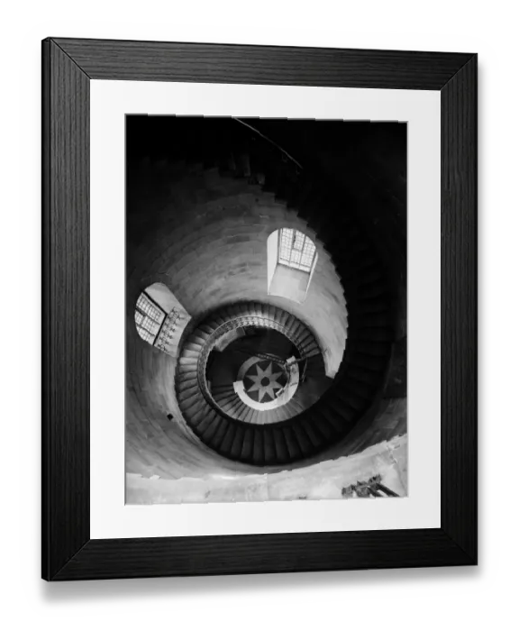 Framed Print : Spiral Staircase