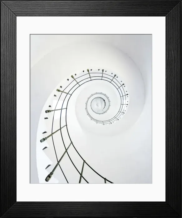 Framed Print : Spiral Staircase Framed Print : Spiral Staircase