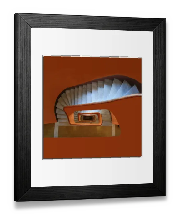 Framed Print : Spiral staircase Framed Print : Spiral staircase