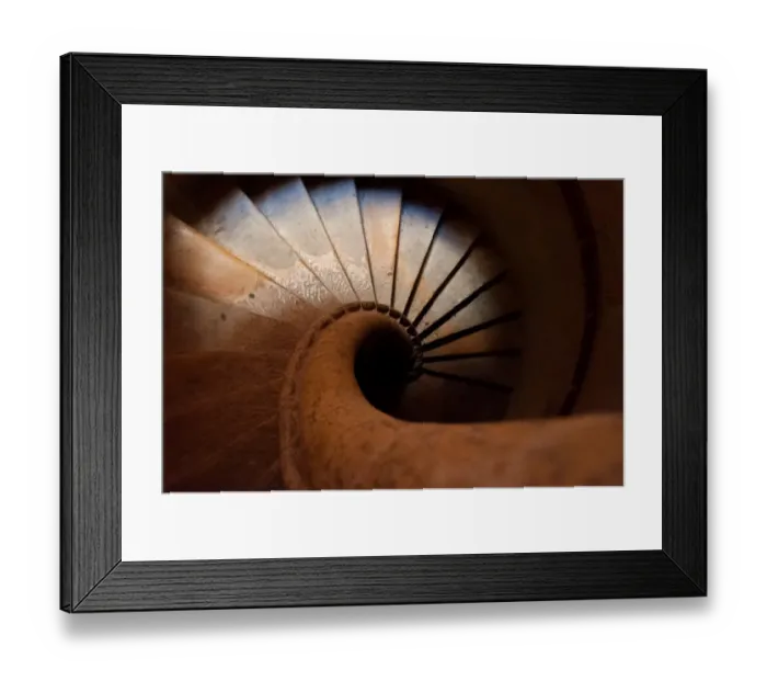Framed Print : Spiral staircase Framed Print : Spiral staircase