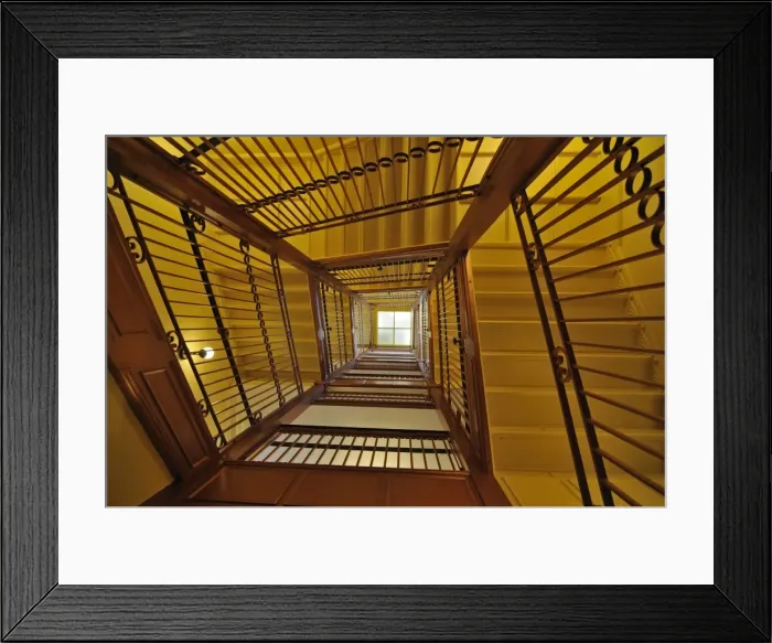 Framed Print : Spiral Staircase