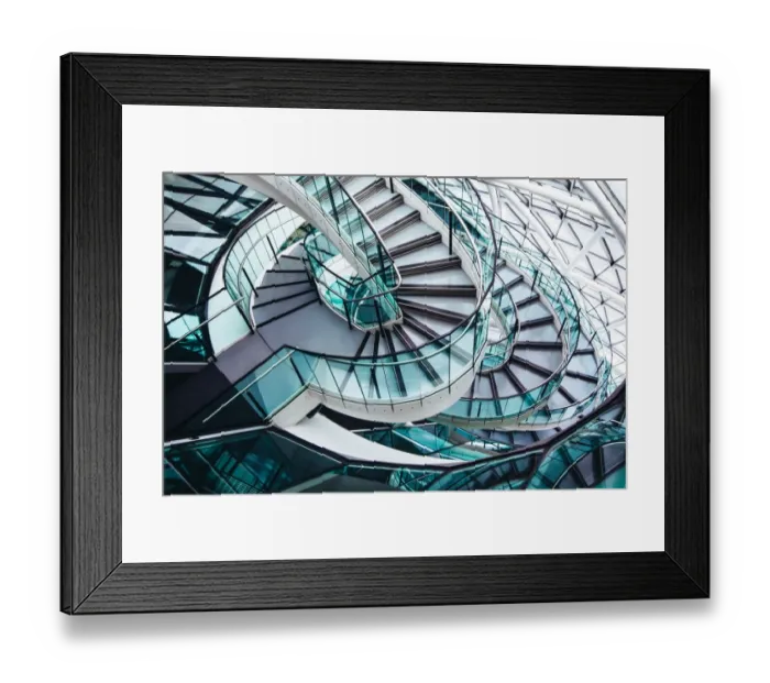 Framed Print : Spirals at City Hall, London, England Framed Print : Spirals at City Hall, London, England
