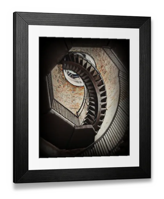 Framed Print : Spiral Staircase Framed Print : Spiral Staircase