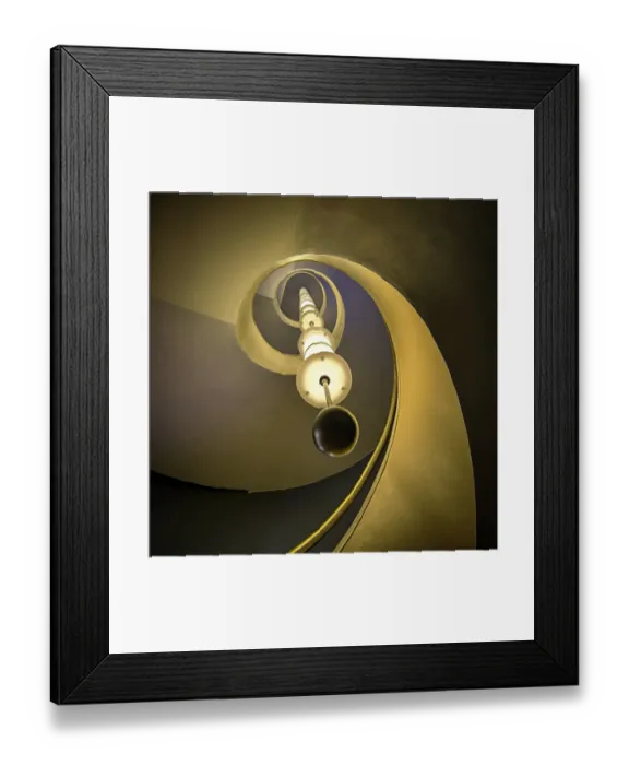 Framed Print : Spiral Staircase Framed Print : Spiral Staircase