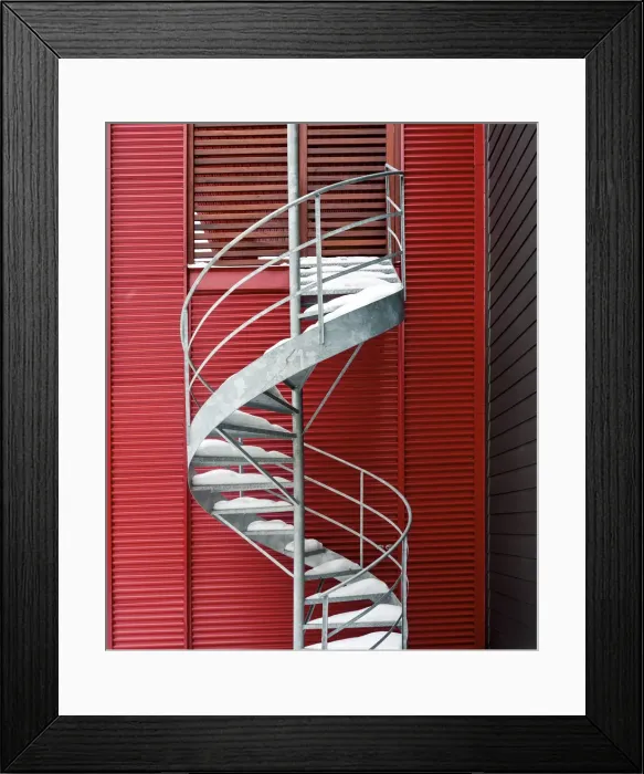 Framed Print : Spiral staircase Framed Print : Spiral staircase