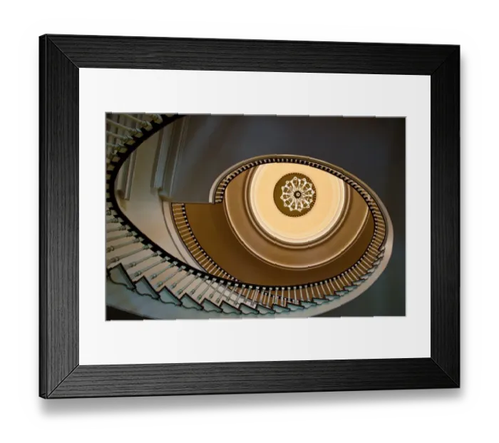 Framed Print : Sprial staircase Framed Print : Sprial staircase