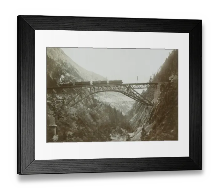 Framed Print : Bietschtal Viaduct Framed Print : Bietschtal Viaduct