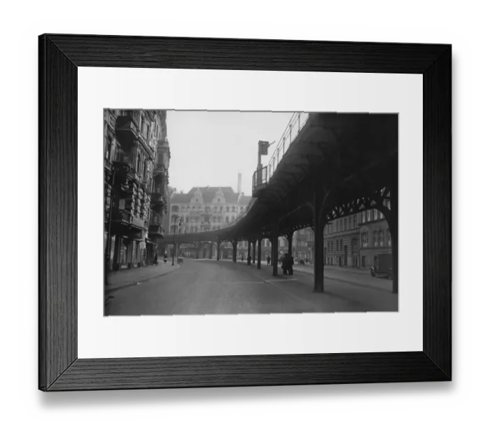 Framed Print : Elevated Railway Framed Print : Elevated Railway