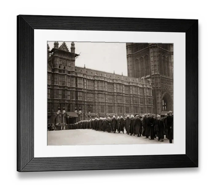Framed Print : Procession Of Judges Framed Print : Procession Of Judges