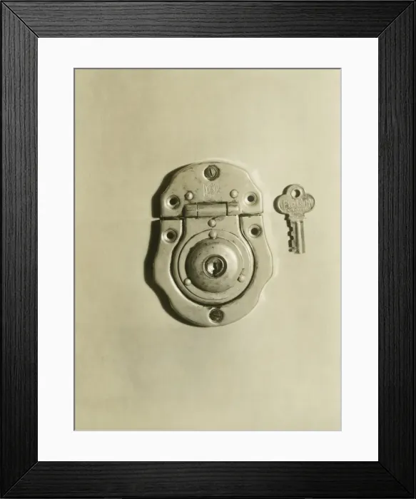 Framed Print : Key and lock Framed Print : Key and lock