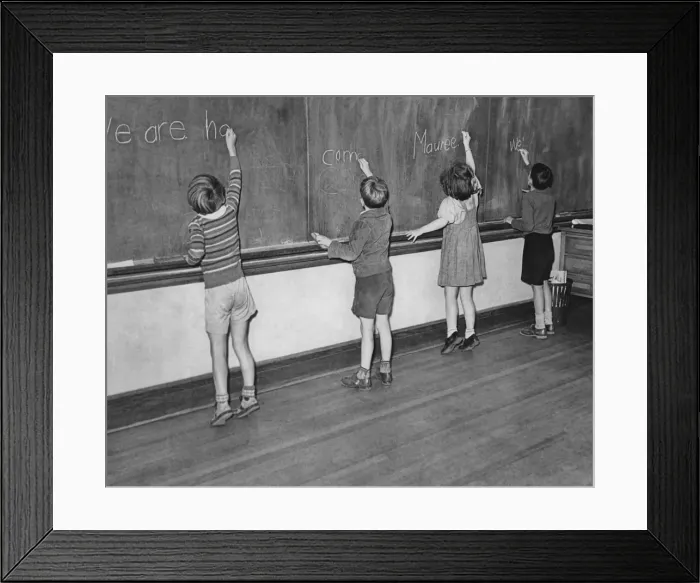 Framed Print : Writing On The Board