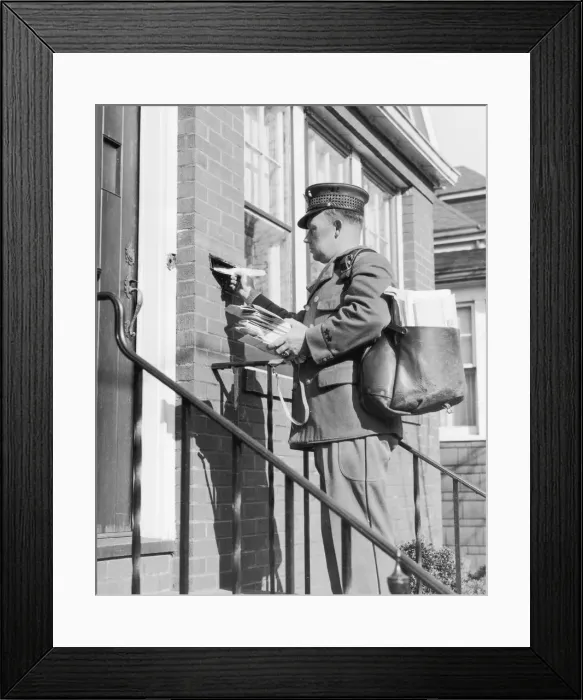 Framed Print : Morning Mail