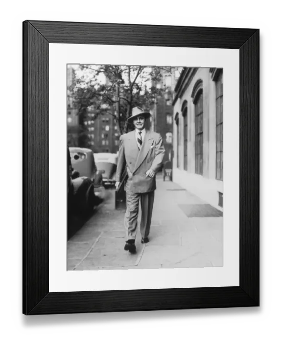 Framed Print : Tudor City Gent Framed Print : Tudor City Gent