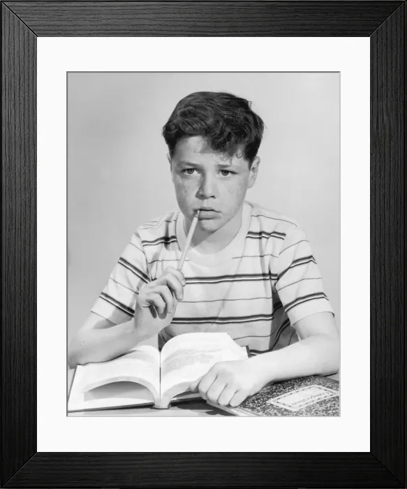 Framed Print : Tricky Homework Framed Print : Tricky Homework