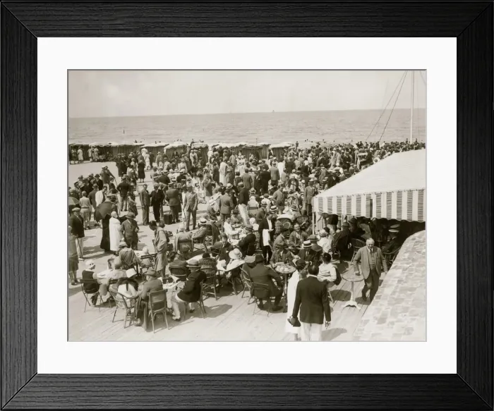Framed Print : Deauville Beach Framed Print : Deauville Beach