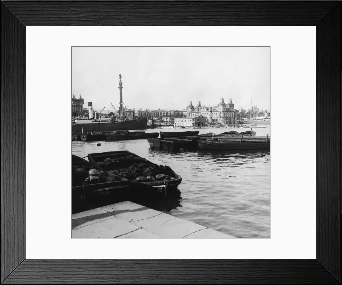 Framed Print : Barcelona Harbour Framed Print : Barcelona Harbour