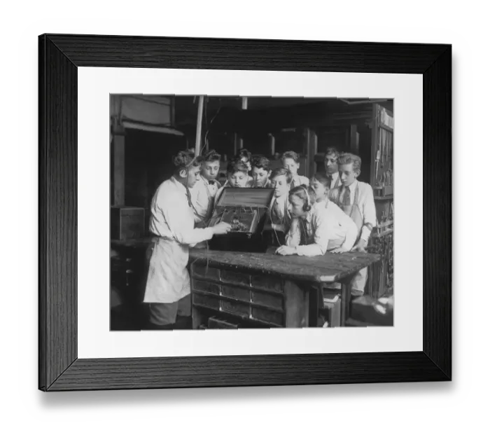 Framed Print : Schoolboy Radio Framed Print : Schoolboy Radio