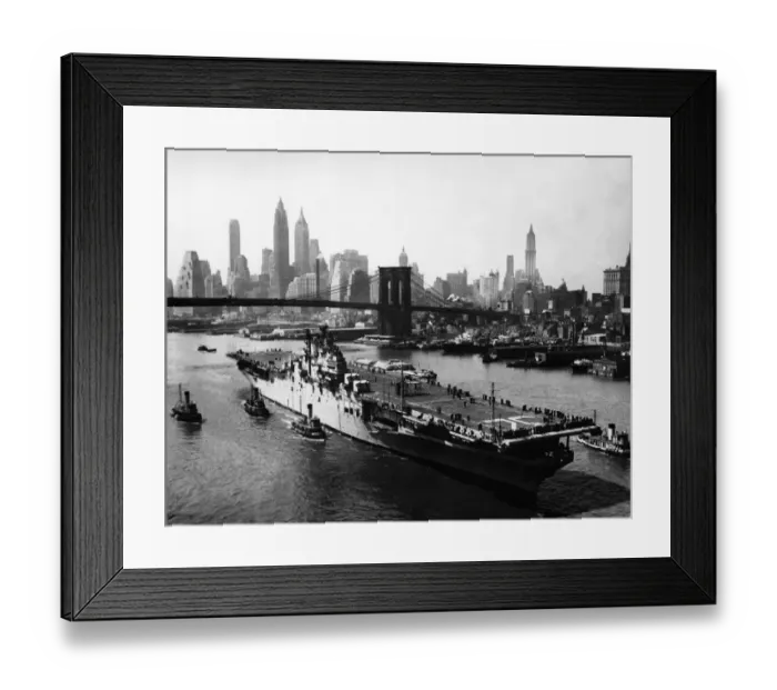 Framed Print : Carrier Leyte in New York Framed Print : Carrier Leyte in New York