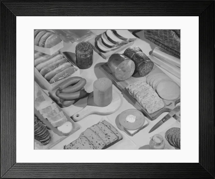 Framed Print : Meat Sandwiches Framed Print : Meat Sandwiches