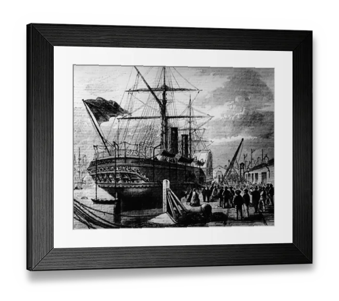 Framed Print : Blockade Vessel Framed Print : Blockade Vessel