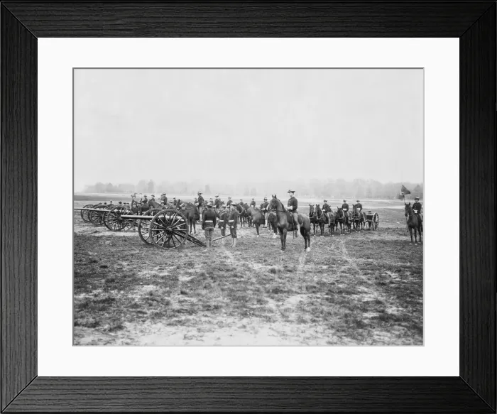 Framed Print : Canadian Artillery Battery Framed Print : Canadian Artillery Battery
