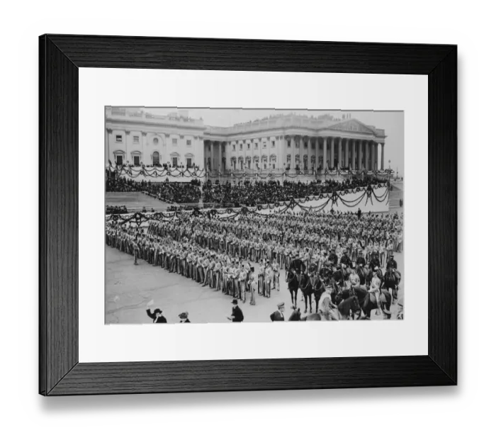 Framed Print : Woodrow Wilson Inauguration Framed Print : Woodrow Wilson Inauguration