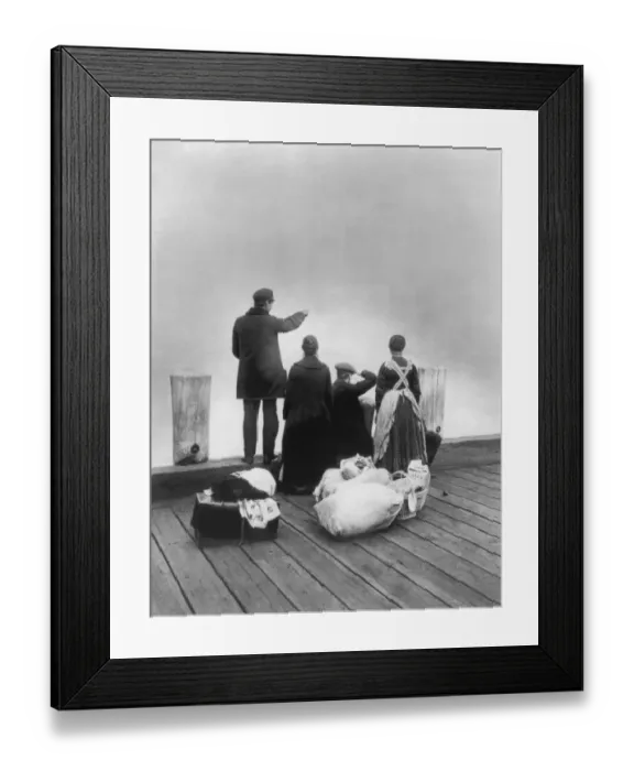 Framed Print : Foggy Arrival