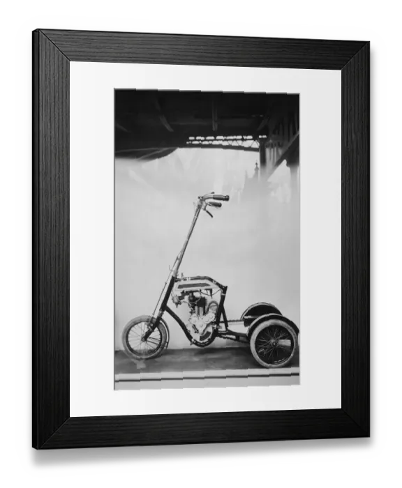 Framed Print : Tricycle Design Framed Print : Tricycle Design