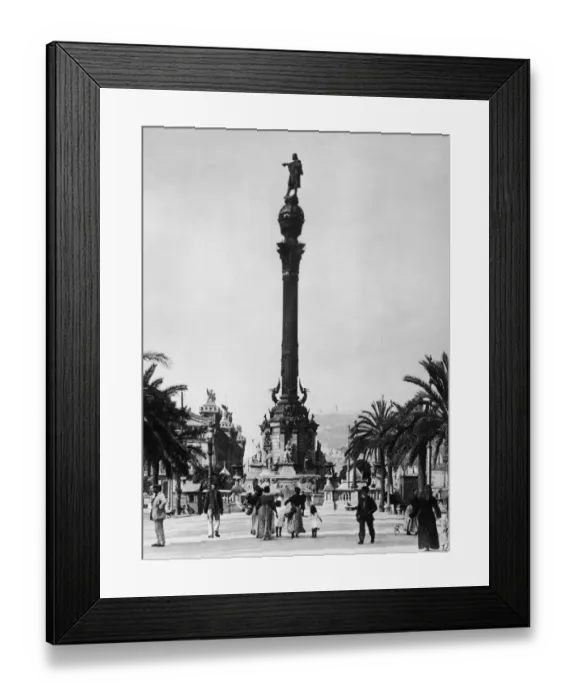 Framed Print : Columbus Monument Framed Print : Columbus Monument