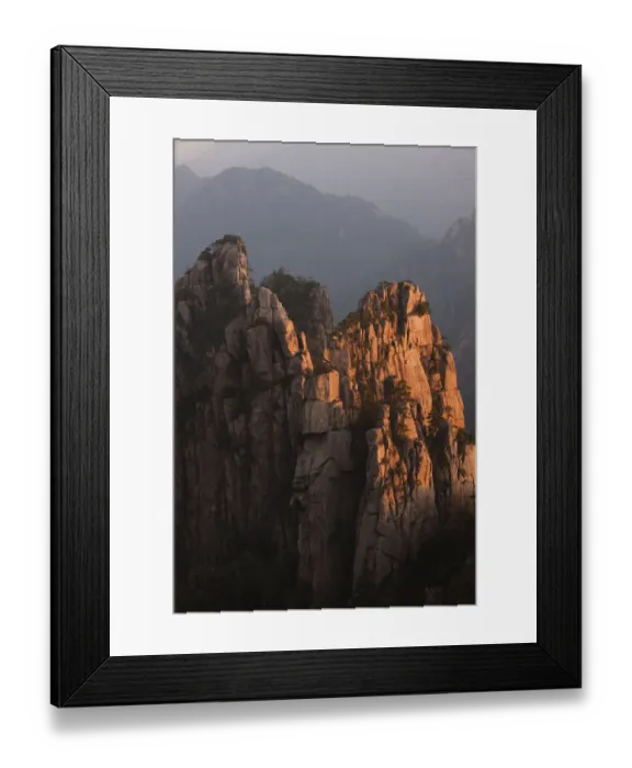 Framed Print : Huang Shan, Anhui Province, China