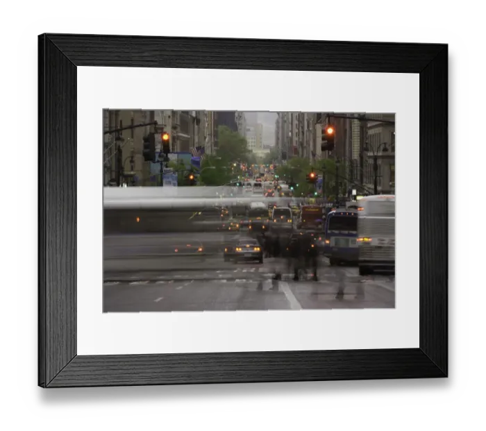 Framed Print : USA, New York, New York City, traffic Framed Print : USA, New York, New York City, traffic