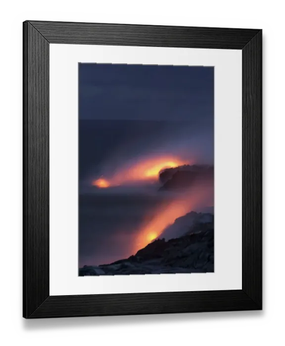 Framed Print : USA, Hawaii, Big Island, Hawaii Volcanoes NP, lava flow from Kilauea Framed Print : USA, Hawaii, Big Island, Hawaii Volcanoes NP, lava flow from Kilauea