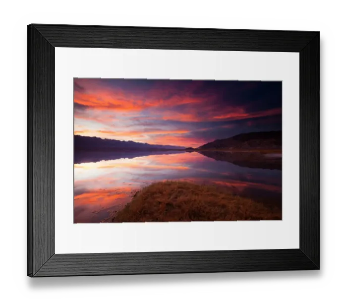 Framed Print : Owens Lake, California, USA at sunset Framed Print : Owens Lake, California, USA at sunset