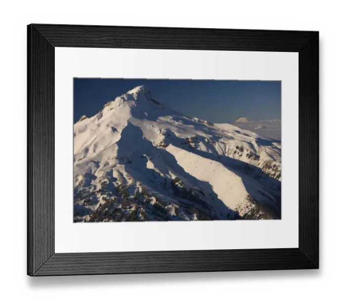 Framed Print : USA, Oregon, Cascade Range, Mt Hood with Mt St Helens in distance Framed Print : USA, Oregon, Cascade Range, Mt Hood with Mt St Helens in distance