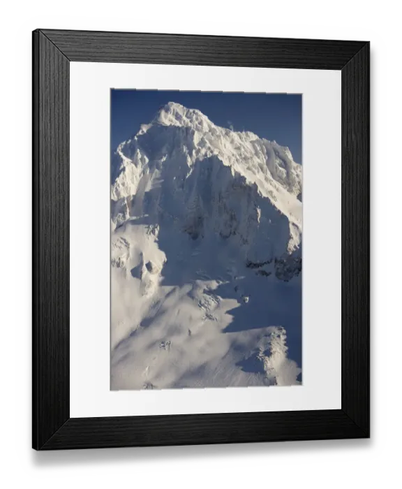 Framed Print : USA, Oregon, Cascade Range, Mt Hood, aerial view Framed Print : USA, Oregon, Cascade Range, Mt Hood, aerial view