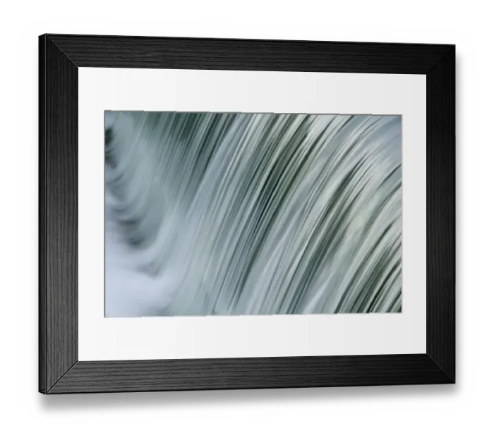 Framed Print : Waterfall, Kyoto, Honshu, Japan, close-up Framed Print : Waterfall, Kyoto, Honshu, Japan, close-up