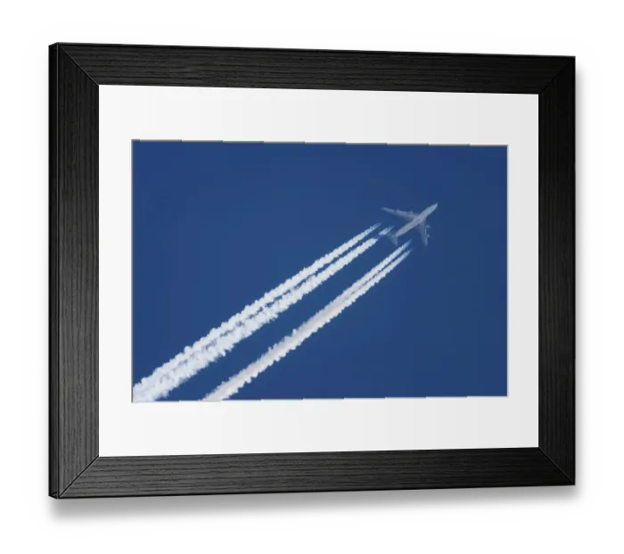 Framed Print : Jet plane in flight, Alaska, USA