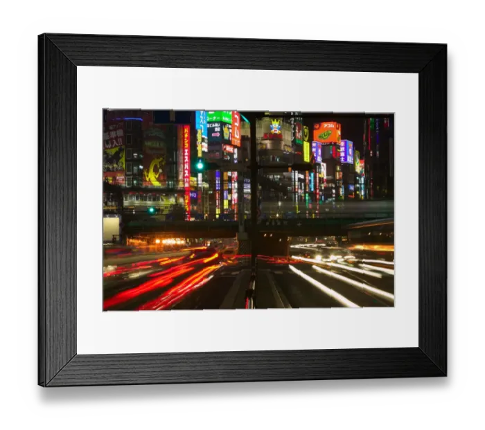 Framed Print : Traffic, Shinjuku, Tokyo, Honshu, Japan, elevated view Framed Print : Traffic, Shinjuku, Tokyo, Honshu, Japan, elevated view