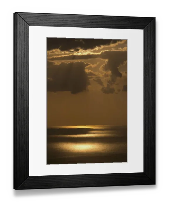 Framed Print : North Pacific Ocean at Sunset, Honshu, Japan Framed Print : North Pacific Ocean at Sunset, Honshu, Japan