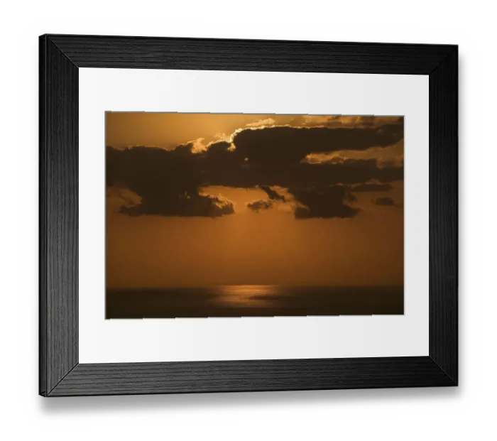 Framed Print : North Pacific Ocean at Sunset, Honshu, Japan Framed Print : North Pacific Ocean at Sunset, Honshu, Japan
