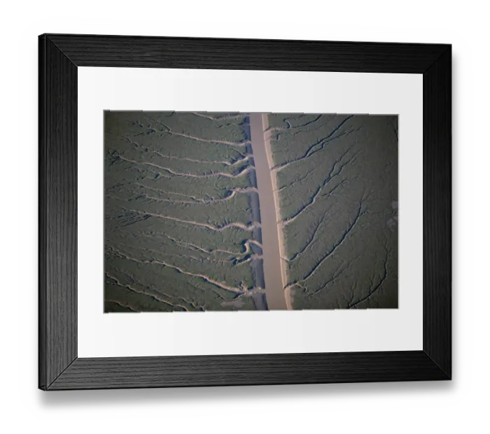 Framed Print : Mexico, Baja, Colorado River Delta, aerial view Framed Print : Mexico, Baja, Colorado River Delta, aerial view