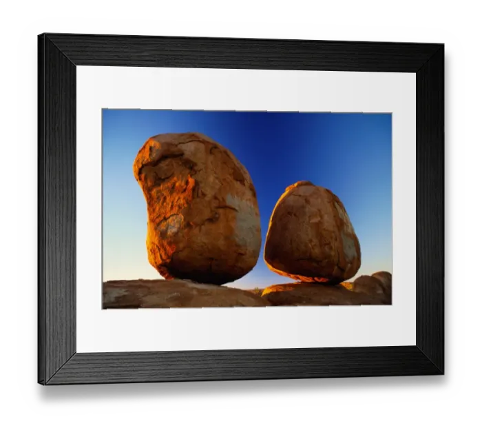 Framed Print : Australia, Northern Territory, Devils Marbles, close-up Framed Print : Australia, Northern Territory, Devils Marbles, close-up