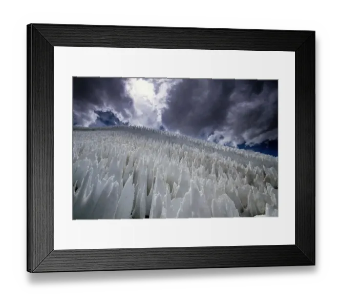 Framed Print : Chile, Coquimbo Region, Paso del Agua Negra, nieve penitente Framed Print : Chile, Coquimbo Region, Paso del Agua Negra, nieve penitente
