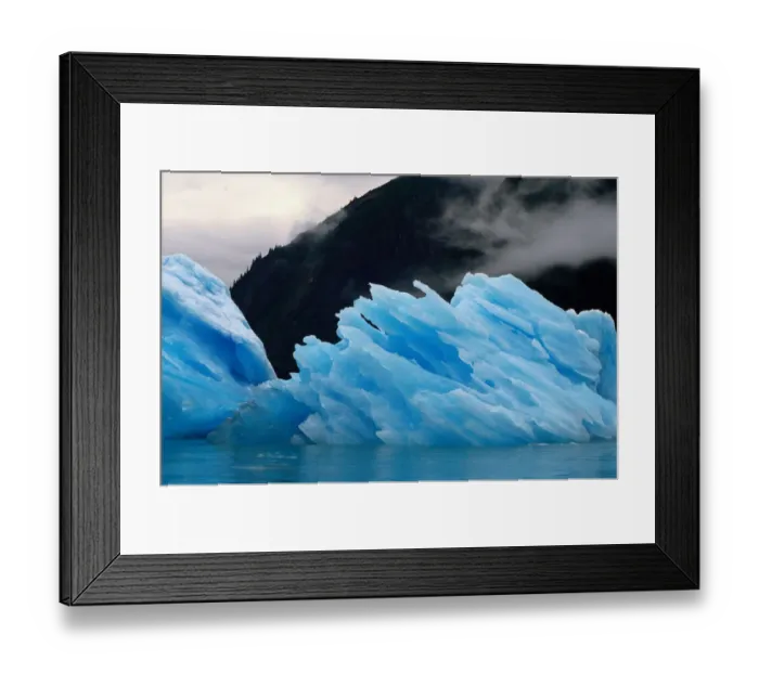 Framed Print : USA, Alaska, Tracy Arm fjord, glacial blue icebergs Framed Print : USA, Alaska, Tracy Arm fjord, glacial blue icebergs
